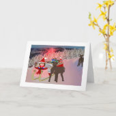 Carte Sleigh ride LeeMarie's Creative Design Card (Fleur jaune)