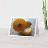 Carte Sliced Loquat Fruit (Devant)
