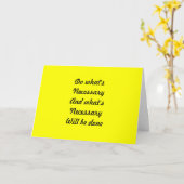 Carte slogans motivants (Fleur jaune)