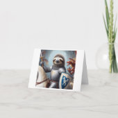 Carte Sloth Knight Fighting Dragons (Devant)