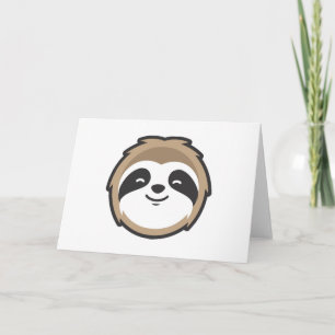 Carte Sloth Mascot