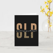 Carte SLP papier guépard orthophoniste cadeau (Fleur jaune)