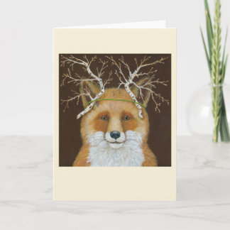 Carte Sly Sylvie the Fox greeting card