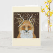 Carte Sly Sylvie the Fox greeting card (Fleur jaune)