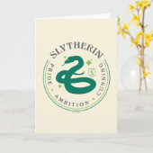 Carte SLYTHERIN™ Insigne de fierté de la Maison du serpe (Fleur jaune)