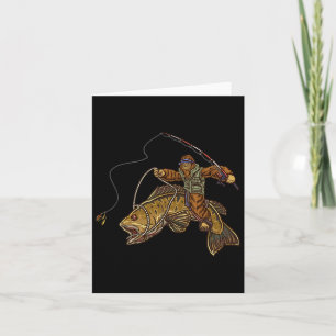 Carte Smallmouth Byss Fishing Bigfoot pêcheur