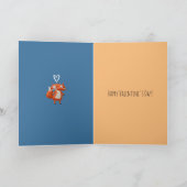 Carte Smart As A Fox Valentine Card (Intérieur)
