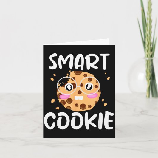 Carte Smart Cookie - Funny Idiom Joke Tee (Devant)