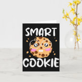 Carte Smart Cookie - Funny Idiom Joke Tee (Fleur jaune)