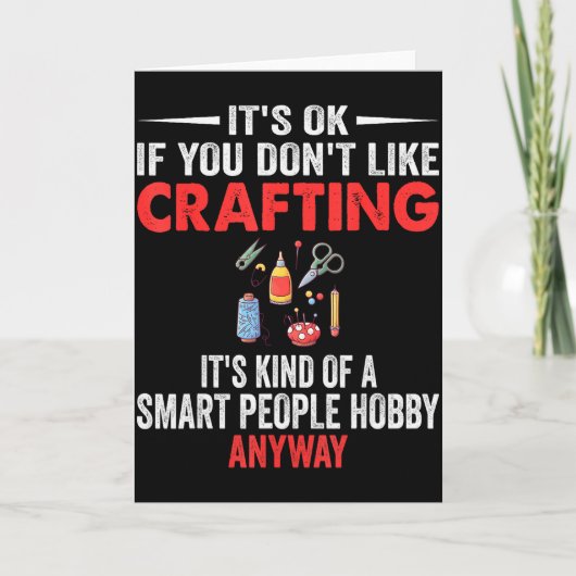 Carte Smart People Hobby Crafting - Funny Crafters (Devant)