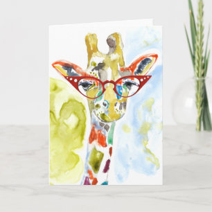 Carte Smarty-Pants Giraffe
