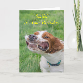 Carte Smile C'est ton anniversaire