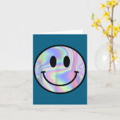 Carte Smile Face Shirt Happy Smiling Face Rave Edm Music (Fleur jaune)