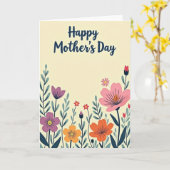 Carte Smiling Flowers Card (Fleur jaune)