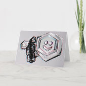 Carte Smiling Snowflake Greeting Card (Devant)