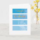Carte Smokey Birthday (Fleur jaune)