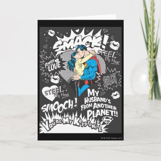 Carte Smooch, Smack - Collage (Devant)