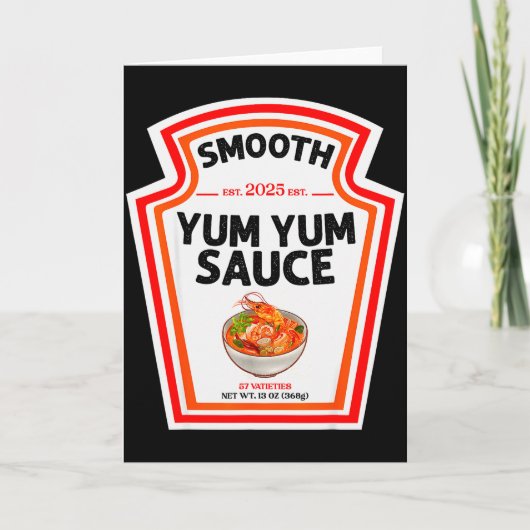 Carte Smooth Yum Yum Sauce Condiment Costume Matching (Devant)