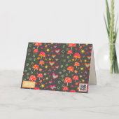 Carte Snail Mail Champignons Rainbow Fun Inspirivity (Dos)