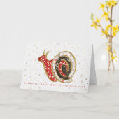 Carte Snail Mail Fun Christmas Card (Fleur jaune)