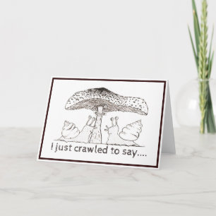 Carte Snail Valentine