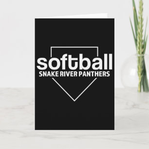 Carte Snake River Panthers Softll Plaque de Base