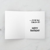 Carte Snarky 45e anniversaire (Intérieur)