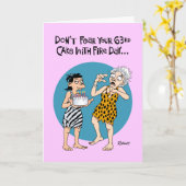 Carte Snarky 63e anniversaire (Fleur jaune)