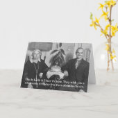 Carte Snarky Photo Birthday Card (Fleur jaune)