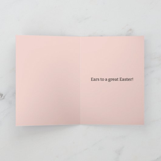 Carte Snarky Rabbit Easter Card (Intérieur)
