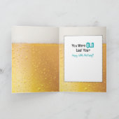 Carte Snarky Sarcastic 60e anniversaire Ethnic Man Carto (Intérieur)