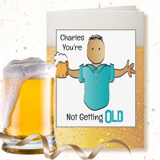 Carte Snarky Sarcastic 60e anniversaire Ethnic Man Carto