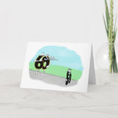 CARTE SNEAKY 60E ANNIVERSAIRE (Devant)