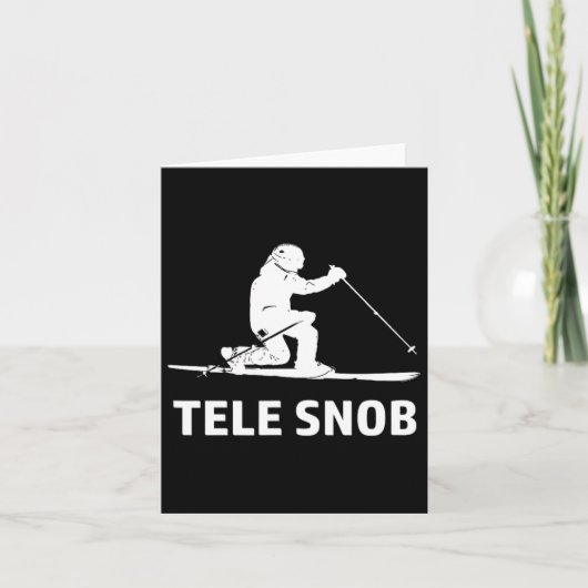 Carte Snob de ski de télémark (Devant)