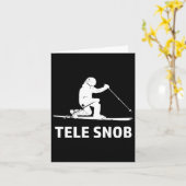 Carte Snob de ski de télémark (Fleur jaune)