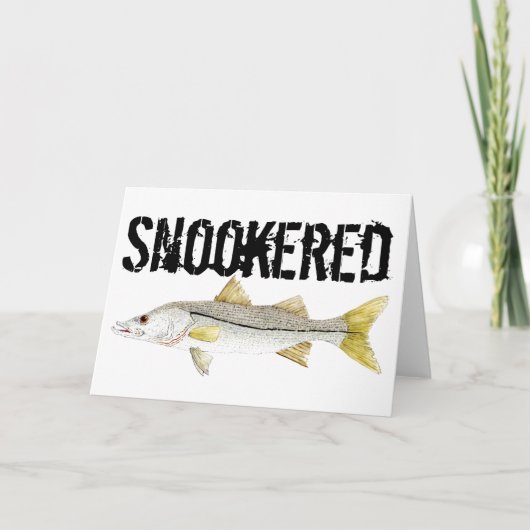 Carte Snookered - Snook (Devant)