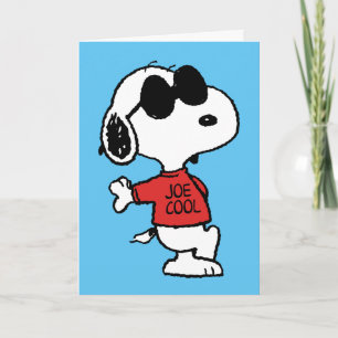 Carte Snoopy "Joe Cool" debout
