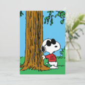 Carte Snoopy "Joe Cool" debout (Debout devant)