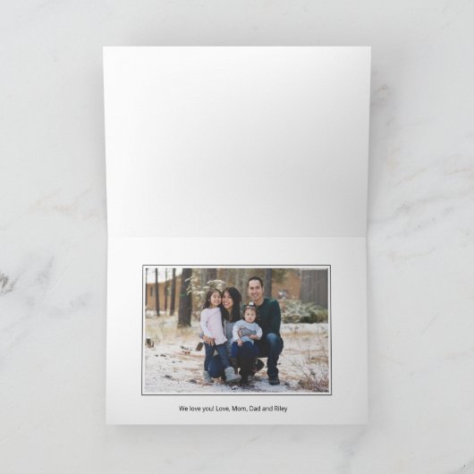 Carte Snoopy "Joe Cool" debout (Intérieur)