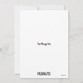 Carte Snoopy "Joe Cool" Standing (Dos)