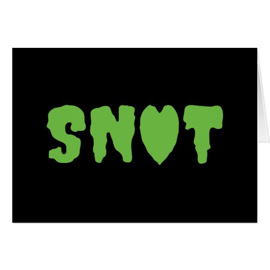 CARTE SNOT LOVE (Devant horizontal)