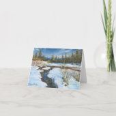 Carte "Snow Melt" de Barbara Stanton : Note Card (Devant)