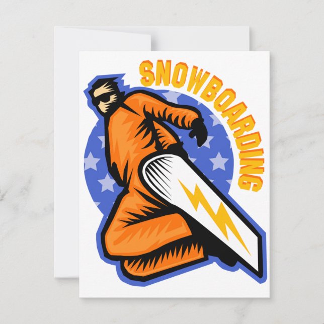 Carte Snowboard (Devant)