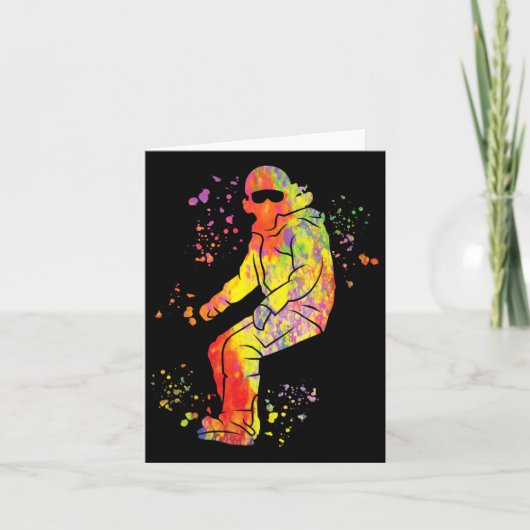 Carte Snowboard coloré Snowboard Snowboard 41 (Devant)