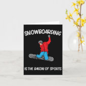 Carte Snowboard cool Pour Hommes Femmes Snowboard Snow W (Fleur jaune)