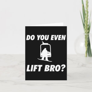 Carte Snowboard Do You Même Lift Bro - Snowboard Snow