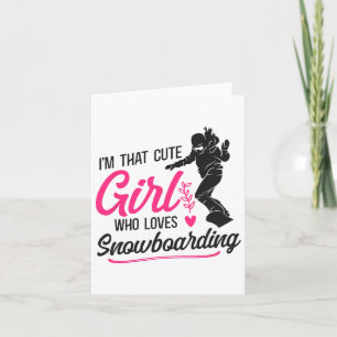 Carte Snowboard Fille 1