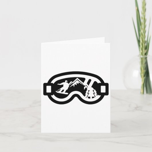 Carte Snowboard Goggets Mountain Snowboard (Devant)