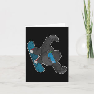 Carte Snowboard Gorilla Snowboard Hommes Femmes Garçons