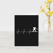 Carte Snowboard Heartbeat - Snowboard (Fleur jaune)